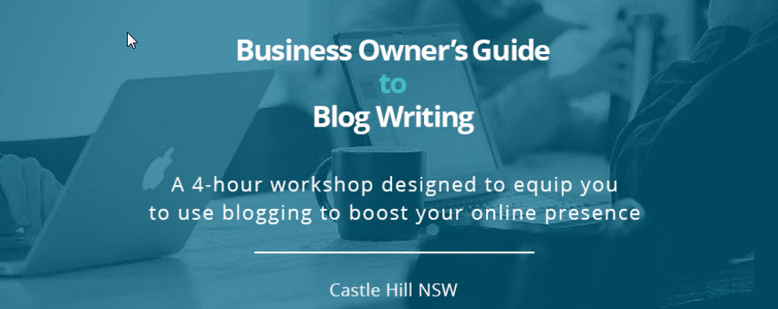 Business blogging workshop - live at Castle Hill - image