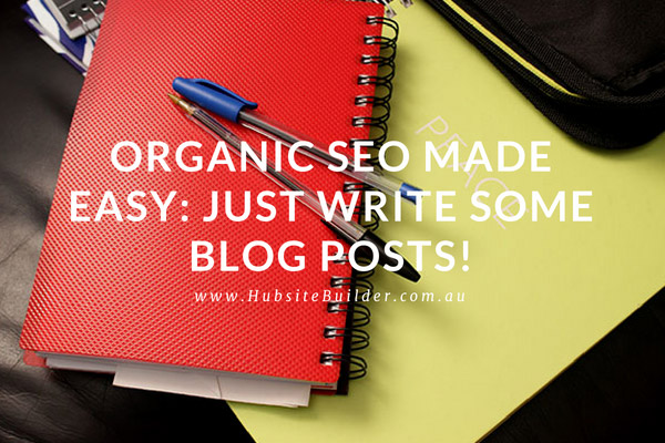 Build organic SEO (search engine optimisation) into your blog posts to get some search engine love! - image