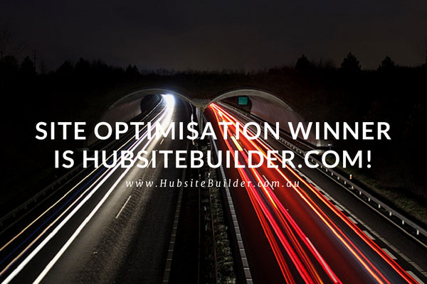 Site Optimisation Winner Is HubsiteBuilder.com